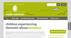 Desktop Screenshot of cedarnetwork.org.uk